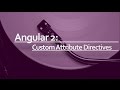 Angular 2 Beginner Tutorial #14: Creating custom Attribute directive