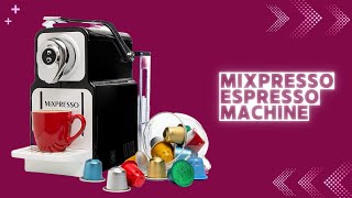 Mixpresso Espresso Machine for Nespresso Compatible Capsule, Single Serve Coffee Maker