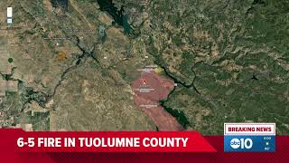 6-5 Fire: Evacuation orders, warnings in Tuolumne County