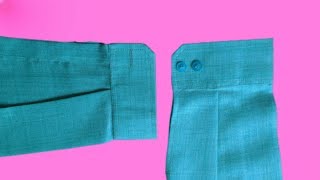 how to sew a shirt sleeve and cuff | by N A FASHION