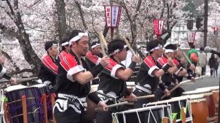 舞鶴医療センター前での桜お祭り