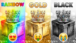 Choose Your Gift...! Rainbow, Gold or Black 🌈⭐️🖤 How Lucky Are You 😱 Quiz Sloth