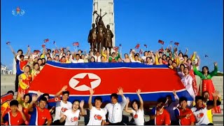 北朝鮮 「＜画面音楽＞祖国賛歌、吹奏楽 (조국찬가 취주악)」 KCTV 2023/03/27