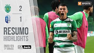 Highlights | Resumo: Sporting 2-1 FC Vizela (Liga 22/23 #17)