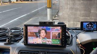 ミニキャブバンにトヨタ純正の2DINのHDDナビを取付てみました。メーター裏から車速信号の取出し！