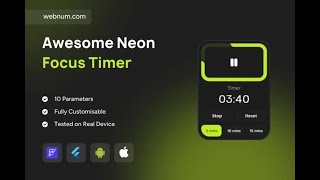 FlutterFlow Focus Timer Widget 🎯⏳ #flutterflow #timer #widget