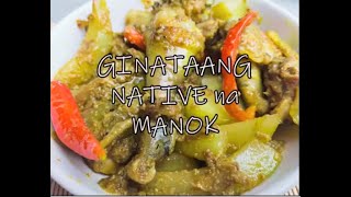 How To Cook Ginataang Native Na Manok Na May Luyang Dilaw