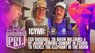 ICYMI: ECU Baseball’s Jacob Jenkins-Cowart \u0026 Dixon Williams on the eLephant in the room.