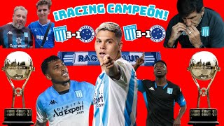 🔵⚪Racing CAMPEÓN DE LA SUDAMERICANA | Juanfer HACE HISTORIA🏆