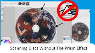 CD Disc Scanning Without Reflective Prism Effect