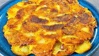 An easy and delicious potato recipe! The best potato frittata!