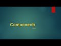 Components in Angular