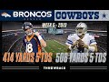 Manning & Romo DUEL for the Ages! (Broncos vs. Cowboys 2013, Week 5)