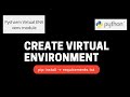 How to create virtual environment in Python using pip and Pycharm | pip & requirements.txt |