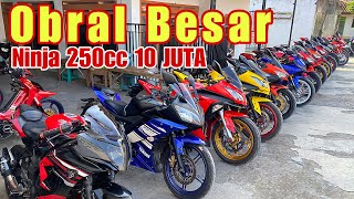 DIJUAL OBRAL 10 JUTA DAPAT NINJA 250CC DISINI