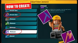 Fortnite Lego | How to Create *Epic* Pickaxe and Forest Axe