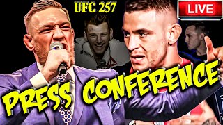 🔴 UFC 257: MCGREGOR VS POIRIER 2 PRE-FIGHT PRESS CONFERENCE LIVE REACTION!