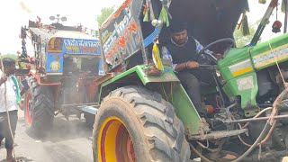 🔥budni Eicher tractor vs konnur Kubota tractor tochan competition in golasangi 💪