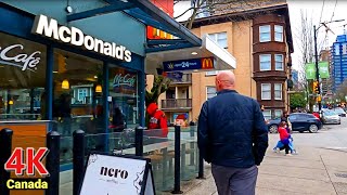 🇨🇦【4K UHD】Walking in Vancouver Canada. Robson St