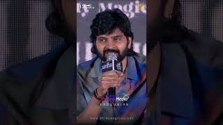 Sree Vishnu Strong Counter To Media #ytshorts #ombheembush #sreevishnu #shreyasmedia