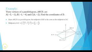 Section 3.1 | Parallelogram example (finding an unknown point)