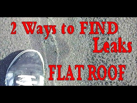 Flat Roofing - 2 Ways to Find Leaks in Modified Bitumen Rolled Roofing Flat Roofing - 2 Ways to Find Leaks in Modified Bitumen Rolled Roofing