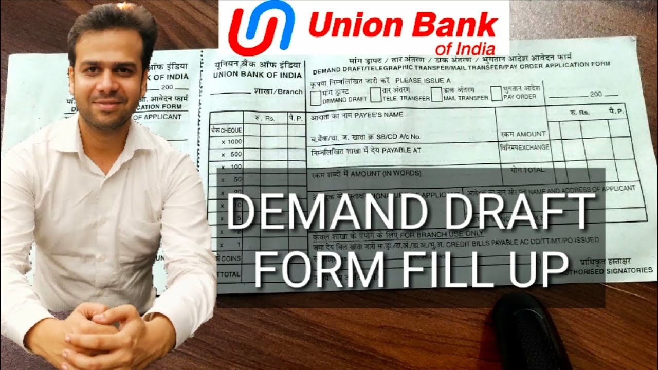 Hdfc Demand Draft Form Fillable Printable Forms Free Online