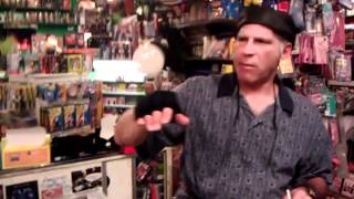 Magician bouncing bubble trick