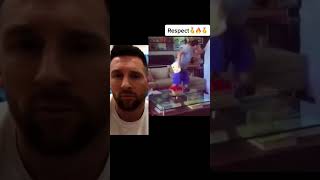 Messi Reacts video #short #shorts #reaction #viral #Messi #satisfying #respect #fyp #tiktok