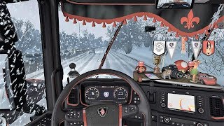 ETS2 (v1.30) - Scania S730 Next Gen V8 Sound + Combo Skin [Winter Review]