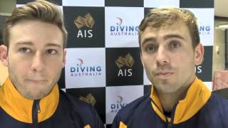 Matthew Mitcham and Grant Nel at Australian Open