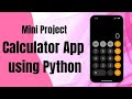 Calculator application using python with GUI (tkinter library) | Projects in python @VR-Universe