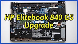 HP Elitebook 840 G5 Upgrade | RAM, NVMe SSD & Battery | Disassembly