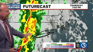 FORECAST: warmer weather tomorrow, rain arrives Thursday