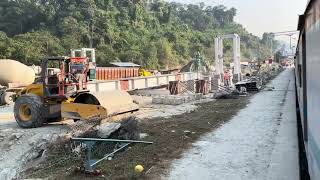 SIVOK RAILWAY STATION/SIVOK RANGPO RAILWAY LINE CONSTRUCTION/TRAIN TO SIKKIM/INDIAN RAILWAYS