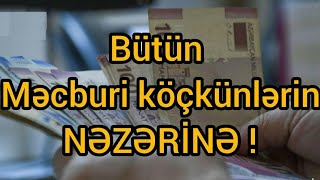 ÇÖRƏK PULU ALANLARIN NƏZƏRİNƏ....Az Öncə Xəbər Gəldi