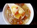 Ms. Ma's Kitchen-Good to drink in winter: Peach Gum and Tremella Soup with Lotus Seeds