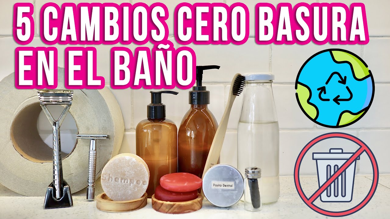 5 CAMBIOS CERO BASURA EN EL BAÑO - ZERO WASTE BATHROOM - Mixi - YouTube