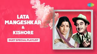 Lata Mangeshkar & Kishore Kumar | Top Songs Playlist | Tere Bina Zindagi Se|Kora Kagaz| Duet Special