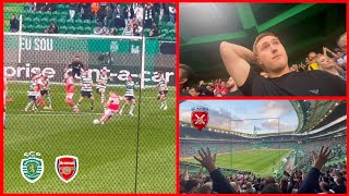 All To Play For In The Second Leg| Sporting Lisbon Vs Arsenal Matchday Vlog|