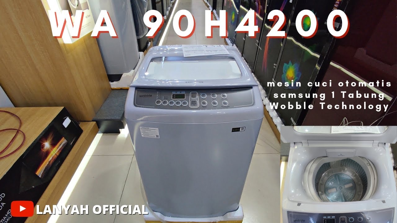 Unboxing Mesin Cuci Samsung Otomatis 9 KG | Top Loading WA90H4200 - YouTube