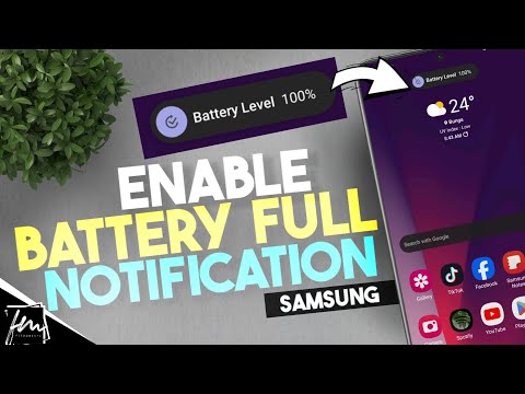 How to turn on Battery full charge voice notification on Samsung (2023)