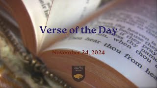 Verse of the Day - November 24, 2024