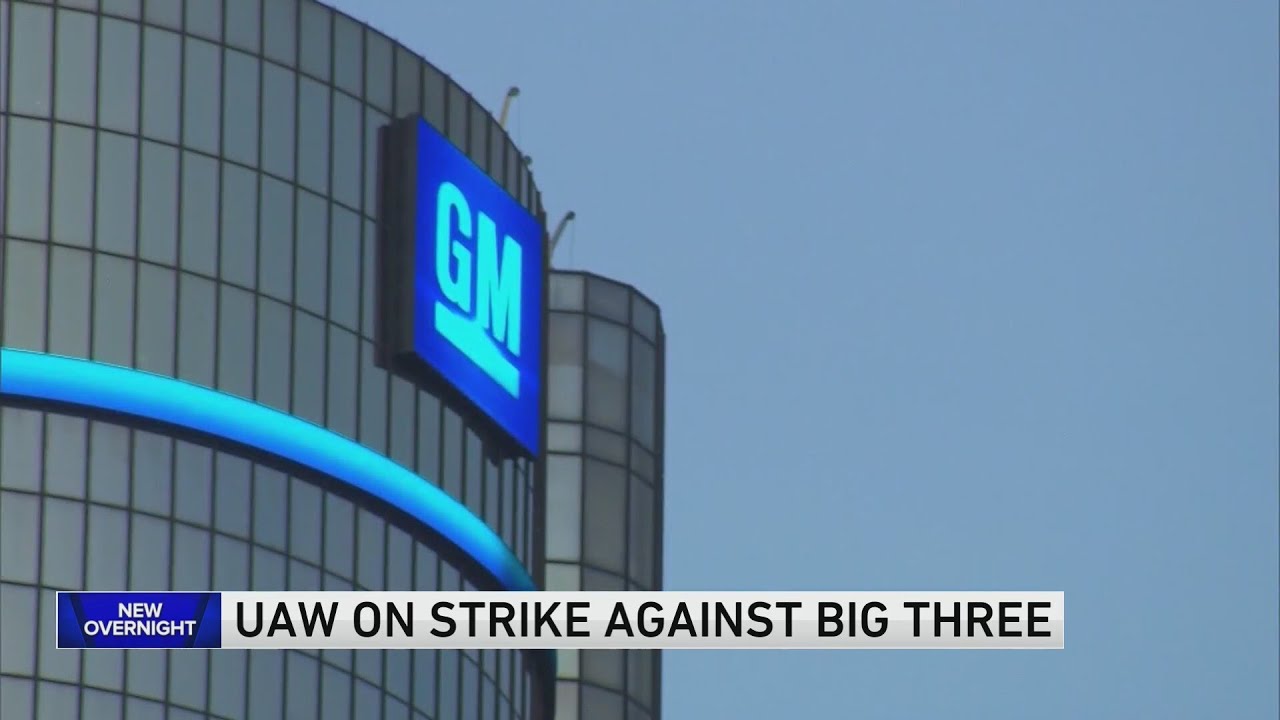 United Auto Workers On Strike Against Big Three - YouTube