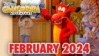 Disney California Adventure - February 2024 Walkthrough: Lunar New Year [4K POV]