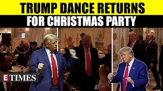 Donald Trump Grooves To 'YMCA' During Christmas Eve Dinner Party At Mar-a-Lago, Florida | WATCH