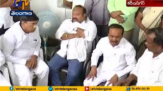 Etela Rajender and MP Vinod Kumar Tribute to Gangula Kamalakar at Karimnagar