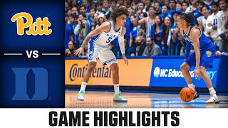 Pitt vs. Duke Game Highlights | 2023-24 ACC Men’s Basketball