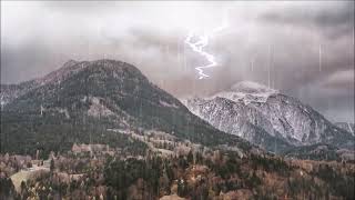 Mountain Rainfall, Powerful Thunder Sounds | thunderstorm