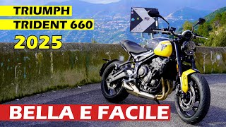 Test Triumph Trident 660 2025 con Triumph Salerno